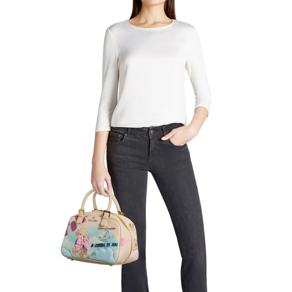 Bauletto Donna Medio BRACCIALINI linea Allround stampa I’m Coming to You