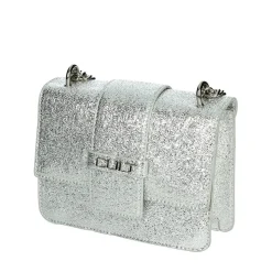 Borsa a Spalla CULT linea Gwen Laminata Silver