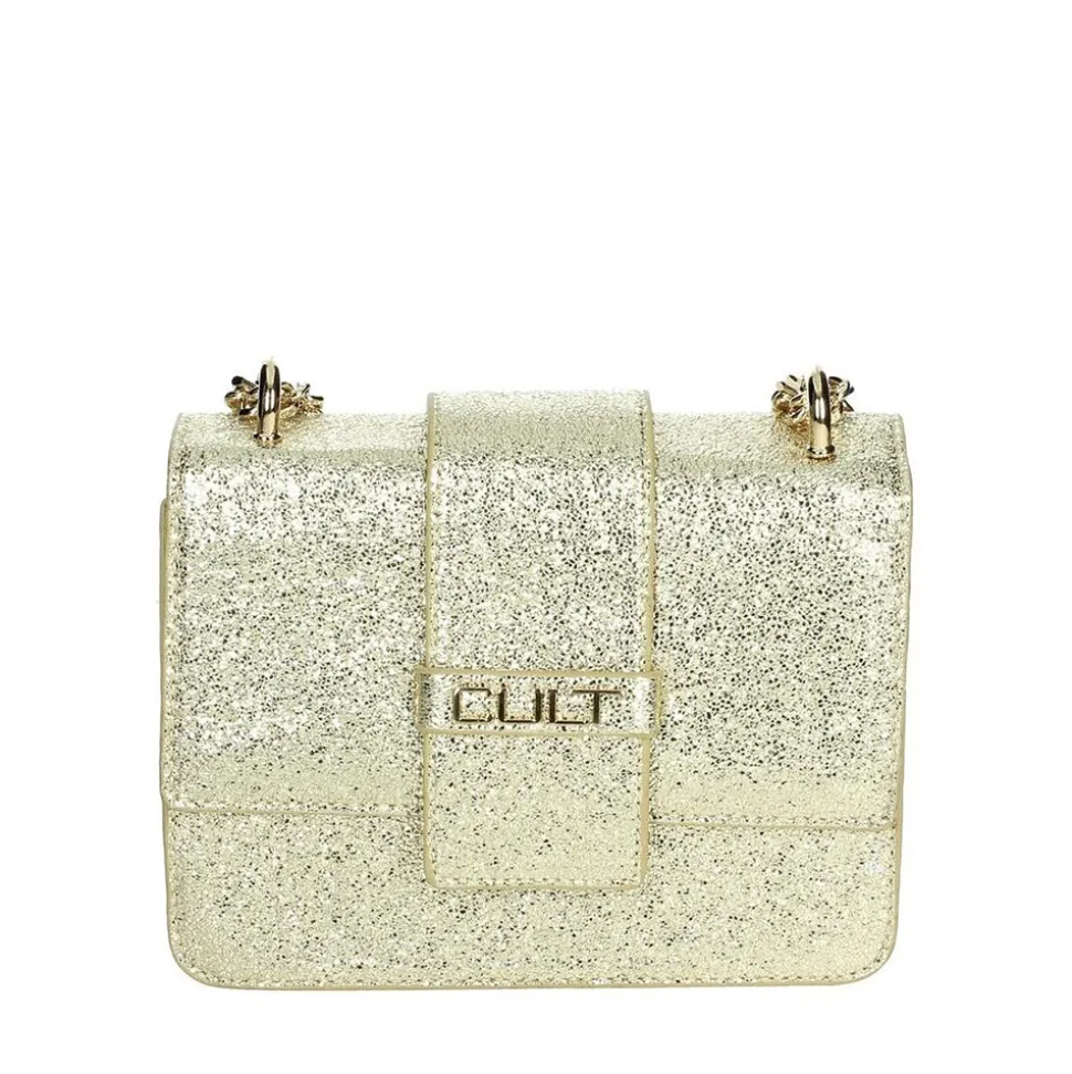Borsa a Spalla CULT linea Gwen Laminata color Oro