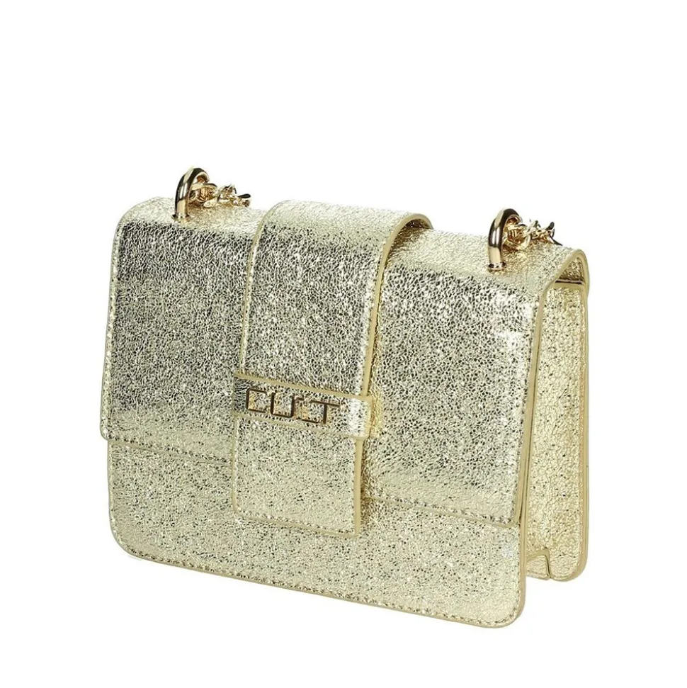 Borsa a Spalla CULT linea Gwen Laminata color Oro