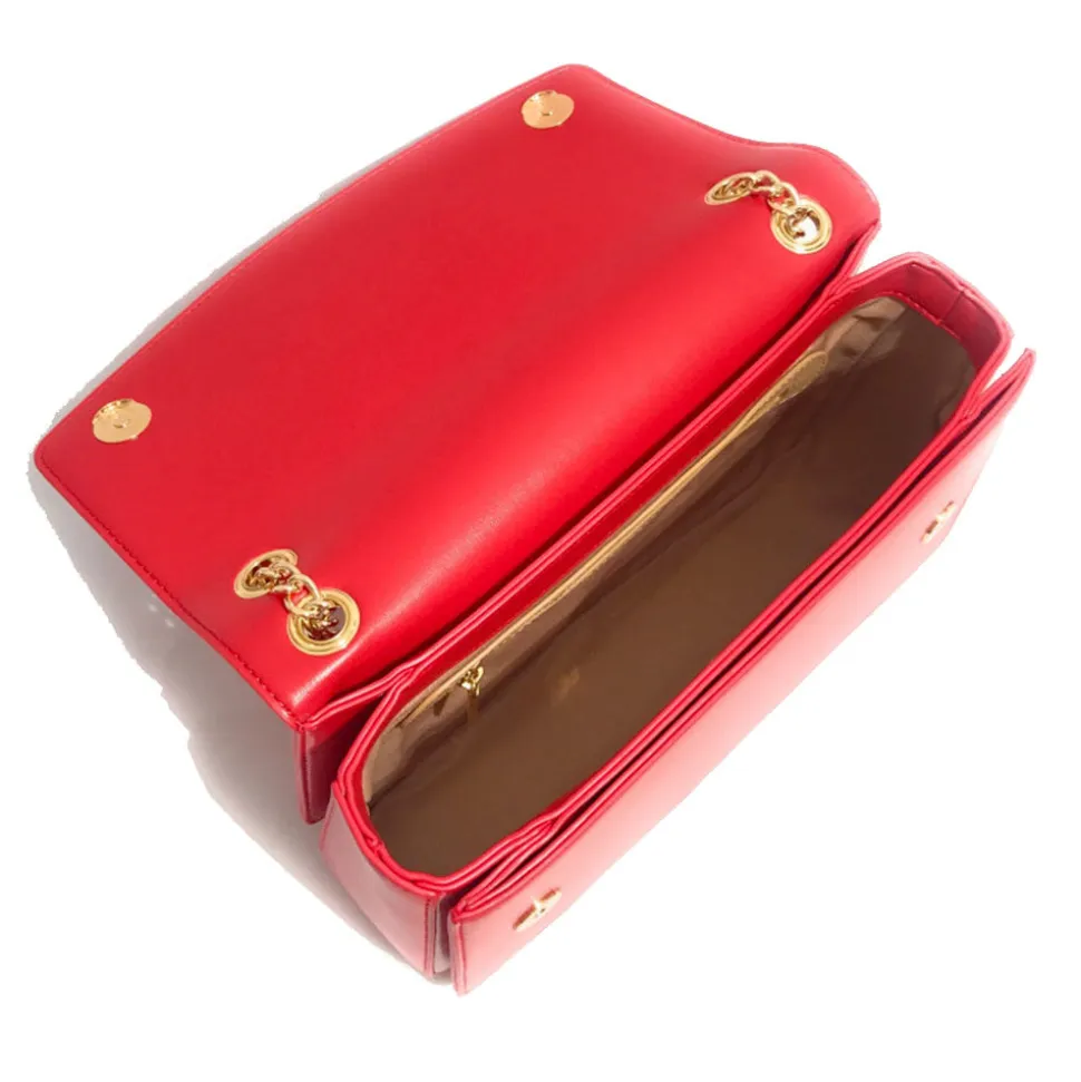 Borsa a Spalla e a Tracolla LOVE MOSCHINO Rossa con Cuore Rosso con Logo