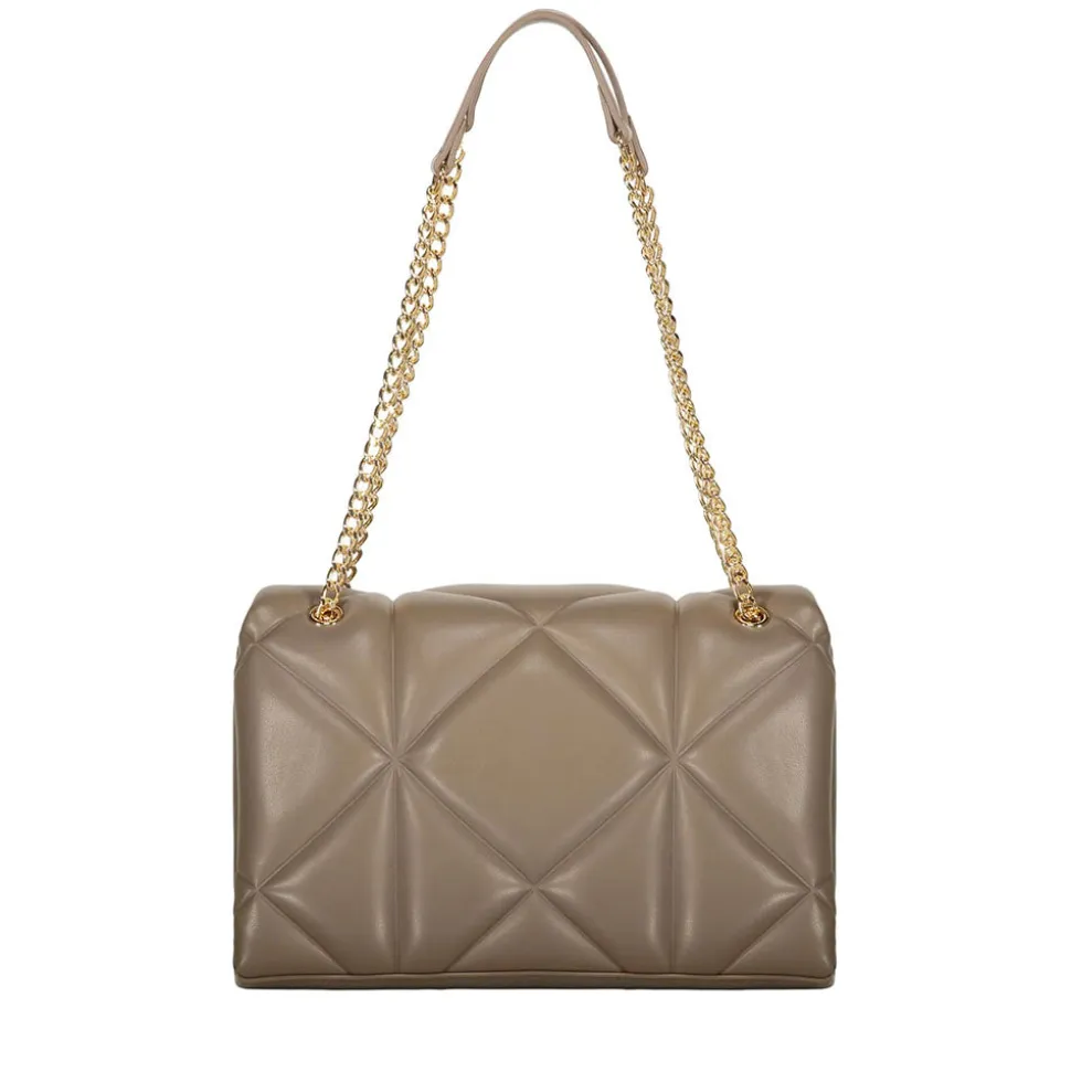 Borsa a Spalla e a Tracolla Trapuntata LOVE MOSCHINO linea Embossed Taupe