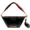 Borsa a Spalla LOVE MOSCHINO linea Puffy Logo Trapuntata Imbottita Nera