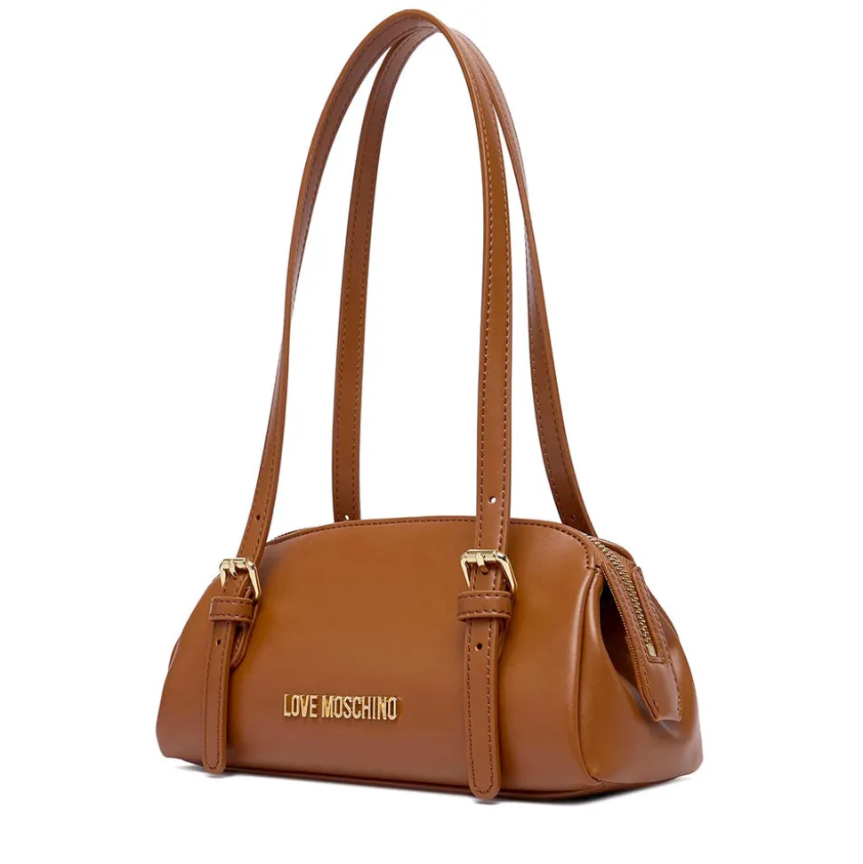 Borsa Bauletto a Spalla LOVE MOSCHINO linea Smart Daily Bag color Cuoio