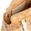 Borsa Donna a Mano 1A Classe Alviero Martini linea Soft Petals in Tessuto Soft Geo Classic e Avorio LE57