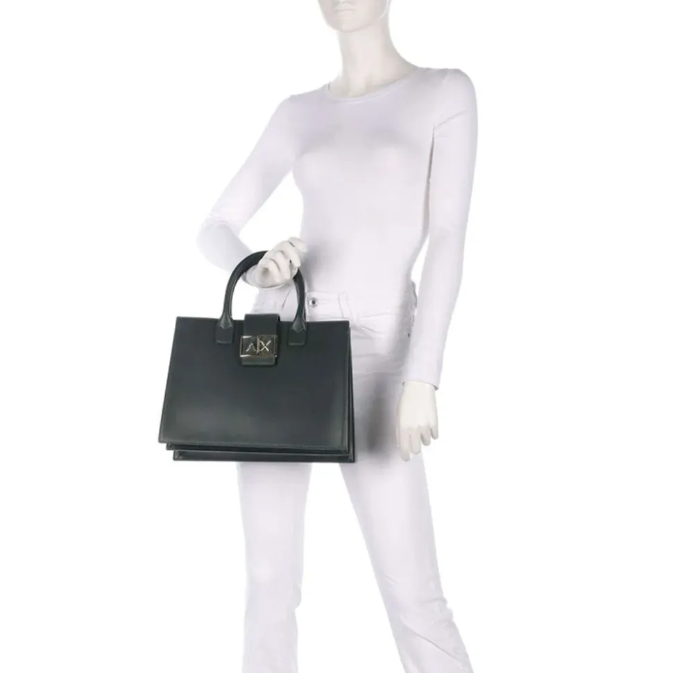 Borsa Donna a Mano ARMANI EXCHANGE colore Beat Green Misura Grande