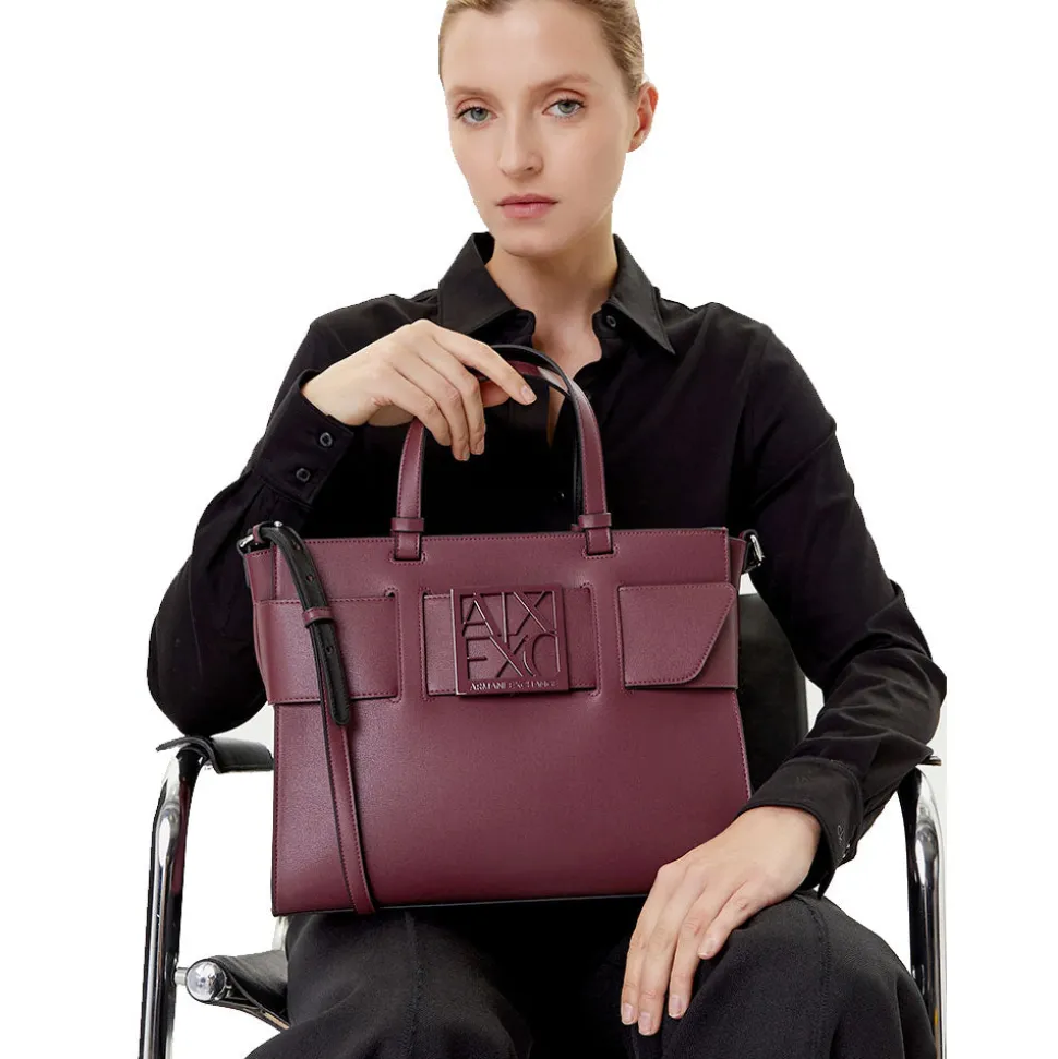 Borsa Donna a Mano ARMANI EXCHANGE colore Groove Misura Grande