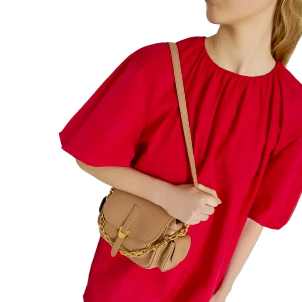 Borsa Donna a Mano COCCINELLE in Pelle Colore Soleado linea Campus Mini