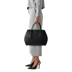 Borsa Donna a Mano COCCINELLE in Pelle Linea Lord colore Nero