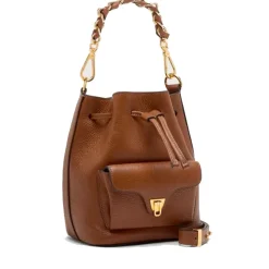 Borsa Donna a Mano COCCINELLE in Pelle linea Beat Generation Small Colore Cognac