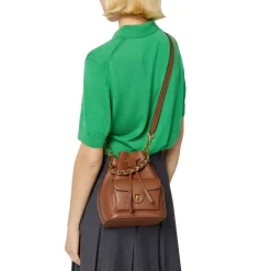 Borsa Donna a Mano COCCINELLE in Pelle linea Beat Generation Small Colore Cognac