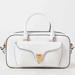 Borsa Donna a Mano COCCINELLE in Pelle linea Beat Soft Colore Brillant White