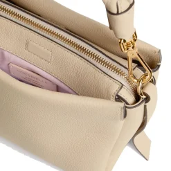 Borsa Donna a Mano COCCINELLE linea Boheme Small in Pelle Sandshell - Seagrass
