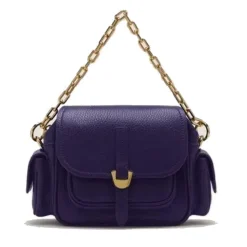Borsa Donna a Mano COCCINELLE in Pelle Colore Royal Blue linea Campus Mini