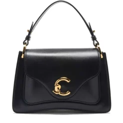 Borsa Donna a Mano COCCINELLE in Pelle linea C-Me Calf Cocker Small Colore Nero
