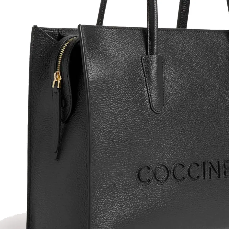 Borsa Donna a Mano COCCINELLE in Pelle Linea Myrtha26 colore Nero