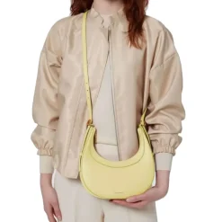 Borsa Donna a Mano con Tracolla COCCINELLE in Pelle Sangria Linea Whisper