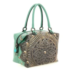 Borsa Donna a Mano con Tracolla GABS G3 PLUS Large in Pelle stampa Rosone