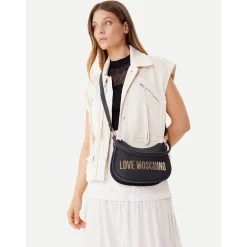 Borsa Donna a Mano con Tracolla LOVE MOSCHINO linea Bold Bag colore Nero