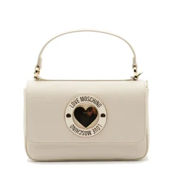 Borsa Donna a Mano con Tracolla LOVE MOSCHINO linea Cupid Avorio con Logo