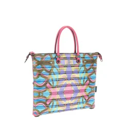 Borsa Donna a Mano con Tracolla GABS G3 PLUS Large in Pelle stampa Maori