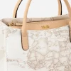 Borsa Donna a Mano con Tracolla 1A Classe Alviero Martini linea Geo White E003