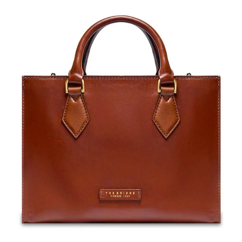 Borsa Donna a Mano Grande THE BRIDGE linea Ida in Pelle Marrone