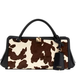 Borsa Donna a Mano GUESS Linea Audrey Fantasia Cow