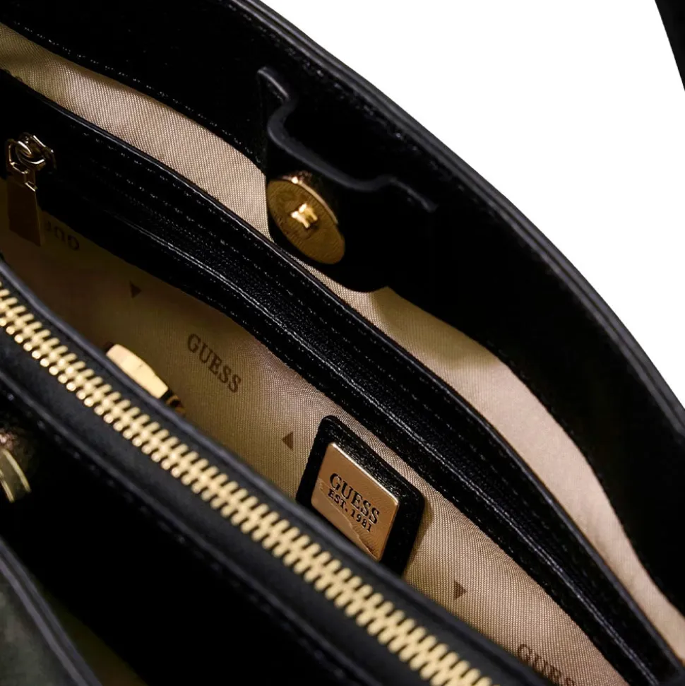 Borsa Donna a Mano GUESS Linea Karnilla Colore Coal Logo