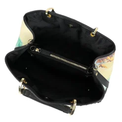 Borsa Donna a Mano Large BRACCIALINI linea Cartoline Looney Tunes stampa Londra