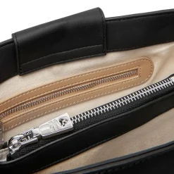 Borsa Donna a Mano LOVE MOSCHINO linea Bold Bag colore Nero e Nikel