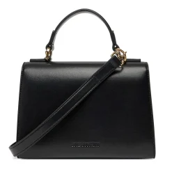 Borsa Donna a Mano LOVE MOSCHINO Nera con Cuore Logato