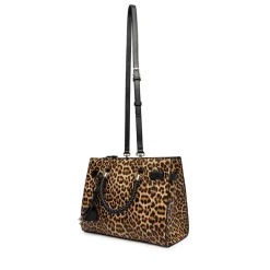 Borsa Donna a Mano Media LIU JO stampa Animalier con Charm