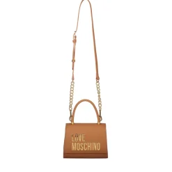 Borsa Donna a Mano Small LOVE MOSCHINO linea Bold Bag color Cuoio