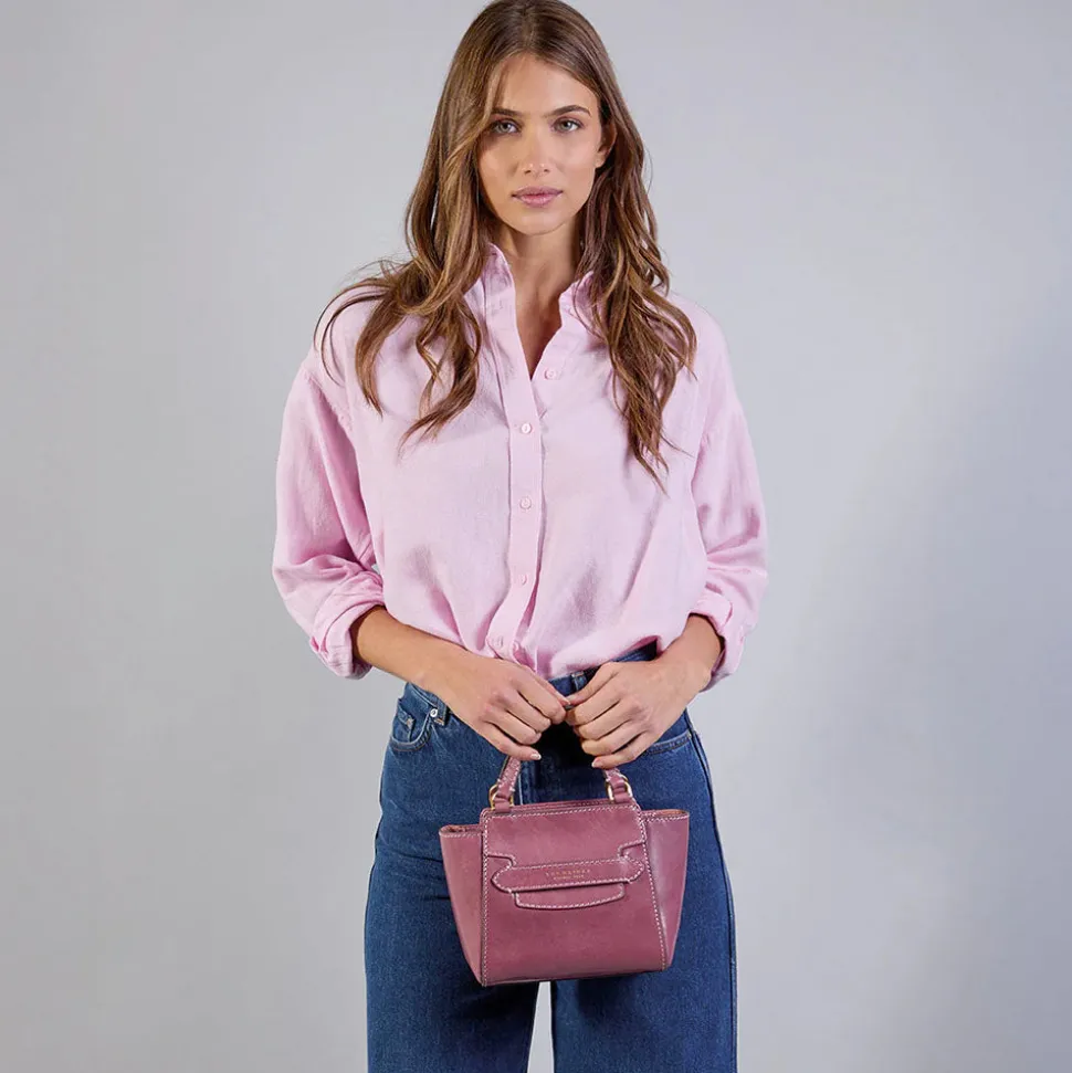 Borsa Donna a Mano THE BRIDGE linea Lucrezia in Pelle Verde Maggiorana