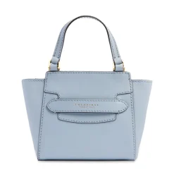 Borsa Donna a Mano THE BRIDGE linea Lucrezia in Pelle Azzurro Acqua
