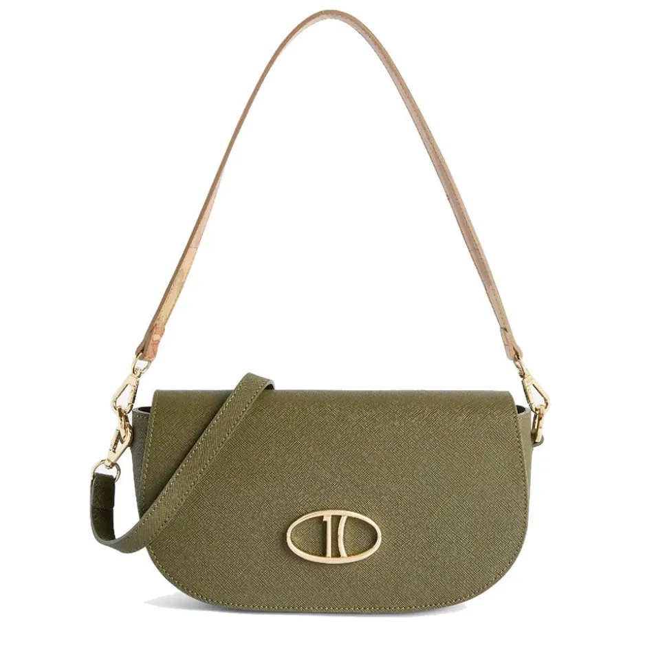 Borsa Donna a Spalla 1A Classe Alviero Martini linea Lake Bag Verde Muschio LD59