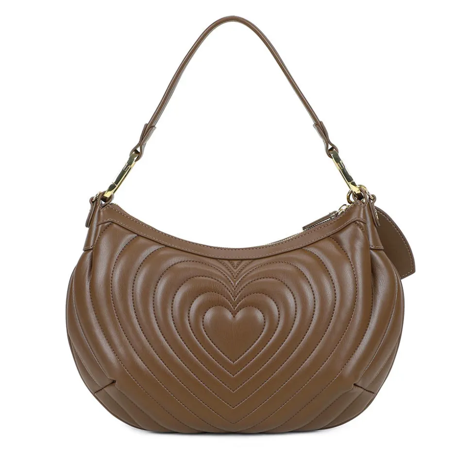 Borsa Donna a Spalla BRACCIALINI linea Beth Matelassé Marrone