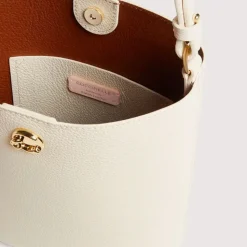 Borsa Donna a Spalla COCCINELLE Linea Nikla Mini Colore Pearl - Cognac
