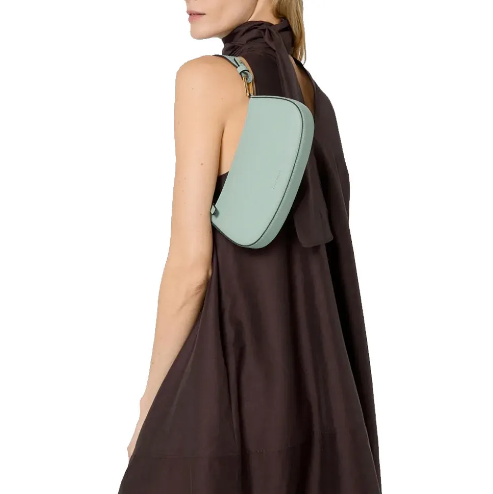 Borsa Donna a Spalla COCCINELLE in Pelle Linea Merveille Colore Sandshell