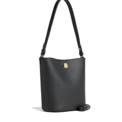 Borsa Donna a Spalla COCCINELLE Linea Nikla Mini Colore Nero - Cognac