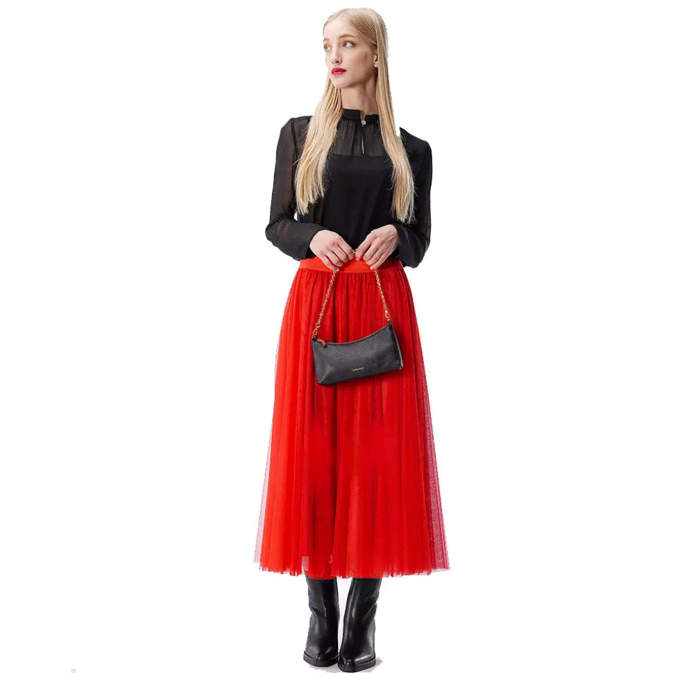 Borsa Donna a Spalla COCCINELLE in Pelle Seagrass Linea Aura