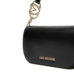 Borsa Donna a Spalla con Tracolla LOVE MOSCHINO linea Jewel Nera