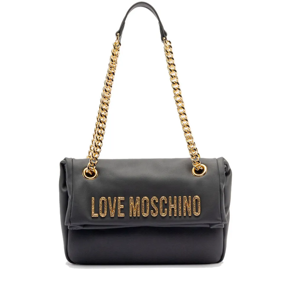 Borsa Donna a Spalla e a Tracolla LOVE MOSCHINO Nera con Maxi Logo