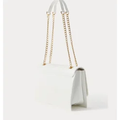 Borsa Donna a Spalla e Tracolla LOVE MOSCHINO in Vernice Bianca