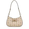 Borsa Donna a Spalla GUESS Linea Carrie Colore Vanilla Logo