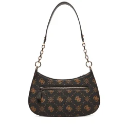 Borsa Donna a Spalla GUESS Linea Carrie Colore Espresso Logo