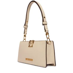 Borsa Donna a Spalla LOVE MOSCHINO linea Soft Sculpt Avorio