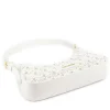 Borsa Donna a Spalla LOVE MOSCHINO linea Daisy in Ecopelle e Rafia Bianca