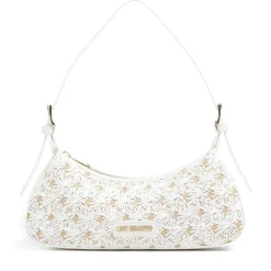 Borsa Donna a Spalla LOVE MOSCHINO linea Daisy in Ecopelle e Rafia Bianca